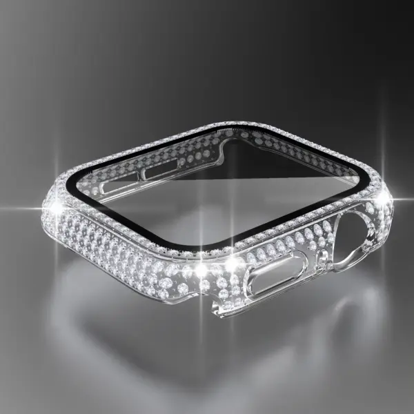 Bling Rhinestone Screen Protector Case for Apple Watch Series 1-10 - Image 11
