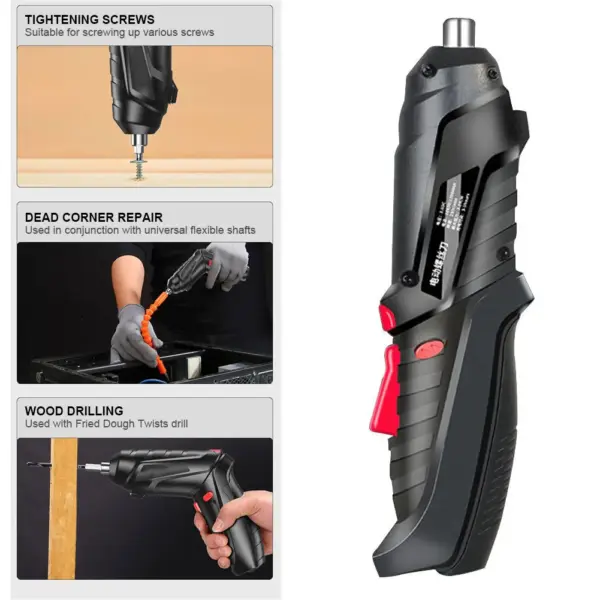 3.6V Rechargeable Cordless Electric Screwdriver Set - Image 4