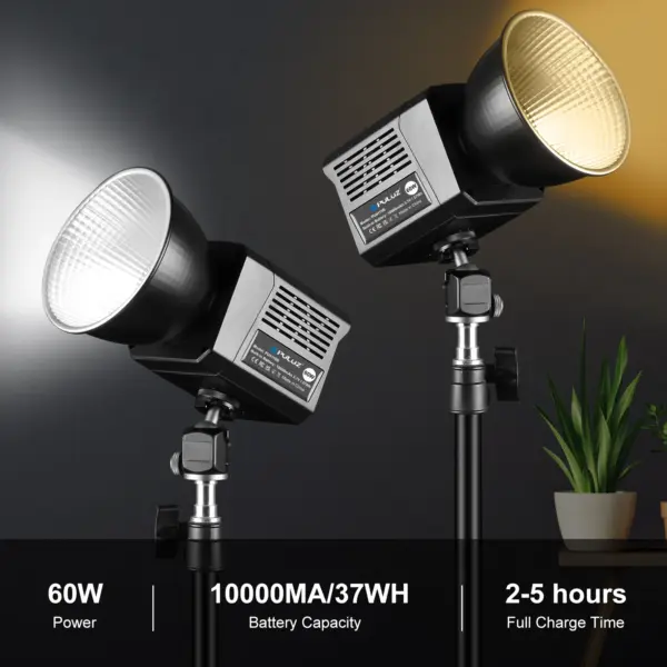 PULUZ 60W COB LED Video Light PU4119B - Image 6