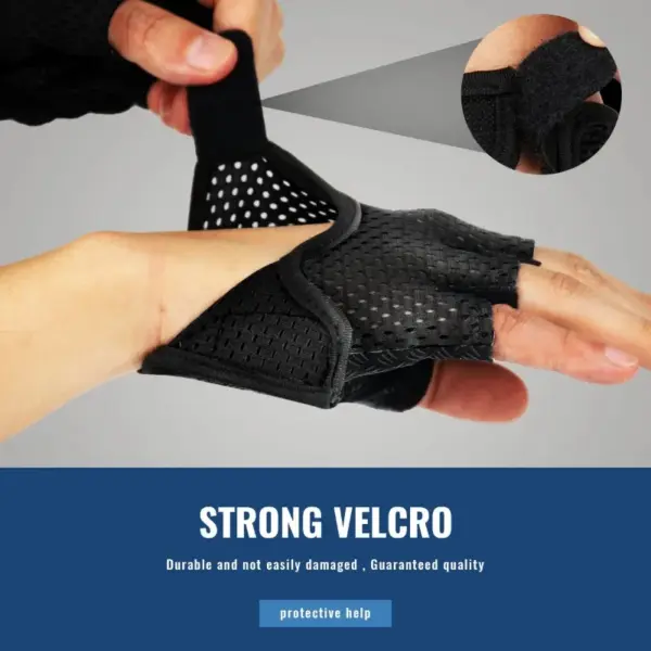 Breathable Women's Cycling Half Finger Gloves - Image 5
