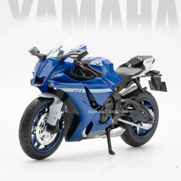 1:12 Scale R1 R1M Motorcycle Diecast Model - Image 9