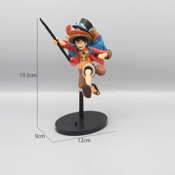 One Piece Luffy Sabo Ace 3PCS Model Set for Display - Image 9