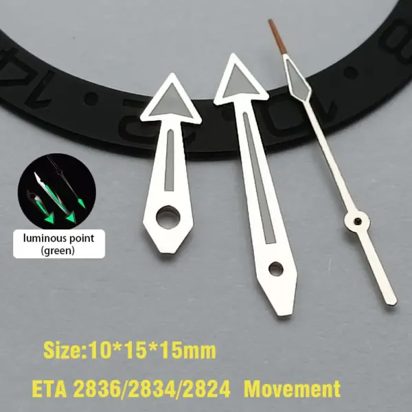 Glow-in-the-Dark Watch Hands for ETA 2824/2836 - Image 3