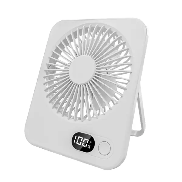 Portable USB Rechargeable Desk Fan with 5 Speeds - Image 8