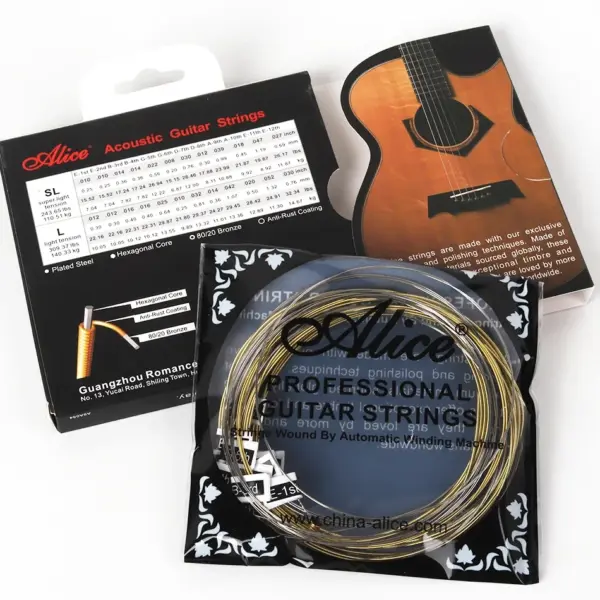 Alice AW4112 AW4212 Bronze 12-String Guitar Strings - Image 2