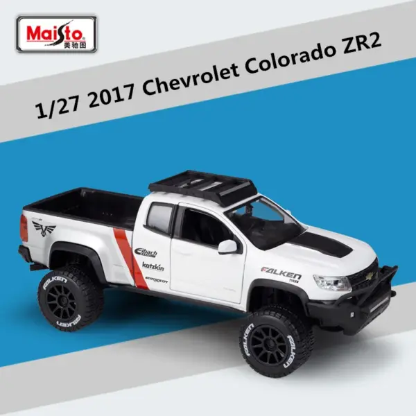 Maisto 1:27 Colorado ZR2 Alloy Off-Road Model - Image 3