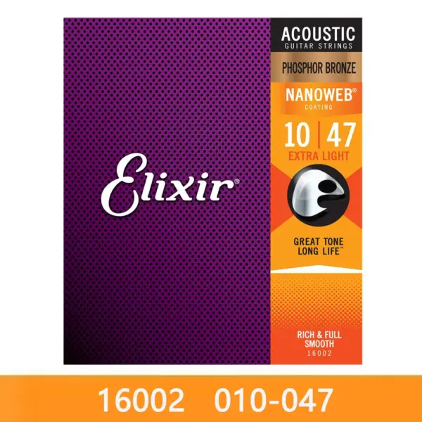 5/10 Set Acoustic Guitar Strings for Rock and Pop - Image 8