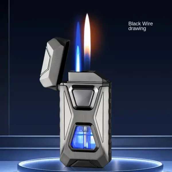 Voice Control Metal Windproof Cigar Lighter Jet Torch - Image 12