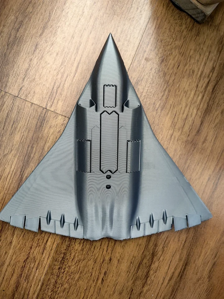 3D China H20 Bomber Fighter Model for Desk 6 3D China H20 Bomber Fighter Model for Desk - Image 6