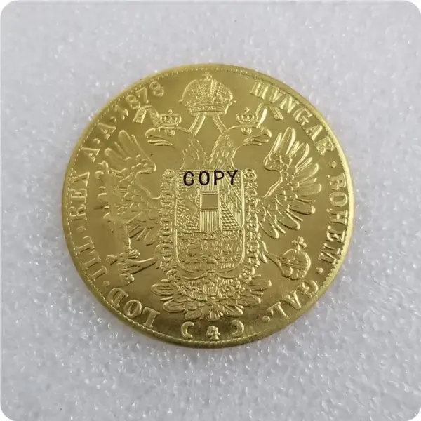 Austria 4 Ducat Gold Replica Coins 1873-1915 - Image 11