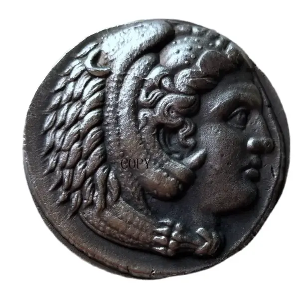 Ancient Greek Silver Plated Coin #83 - Image 2