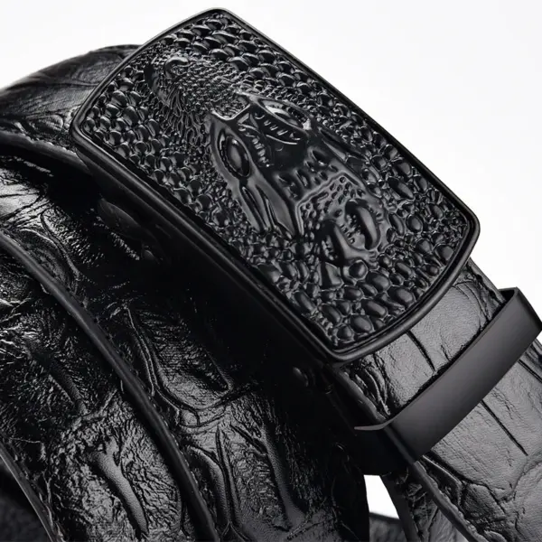 2023 Unisex Alloy Leather Belt with Chain - Image 6