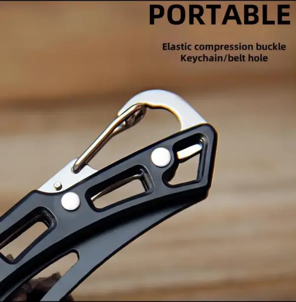 Foldable Stainless Steel Survival Knife for Outdoors - Image 2