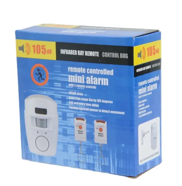 Wireless Infrared Motion Alarm with Remote - Image 6
