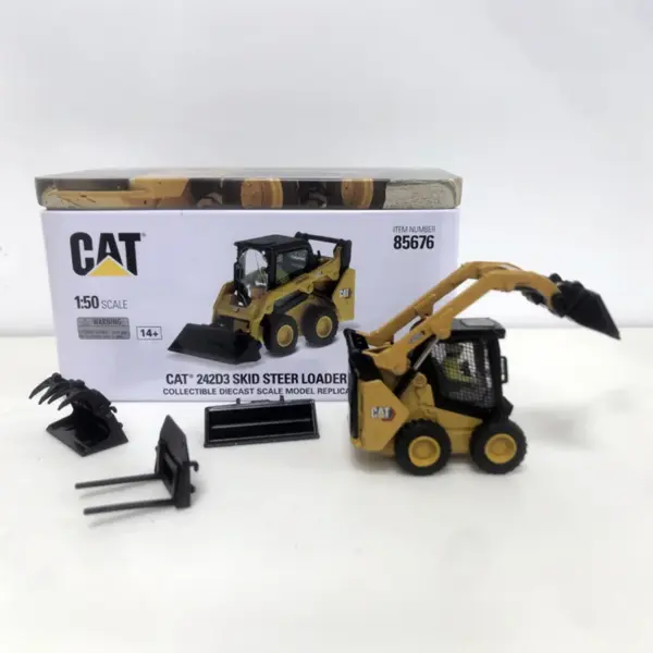 CAT 242D3 Scale Diecast Wheel Loader Model - Image 4