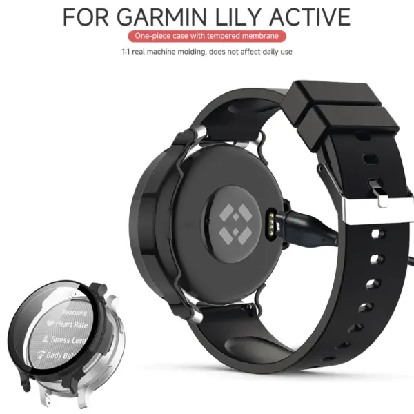 Garmin Lily 2 Active Tempered Glass Case - Image 4