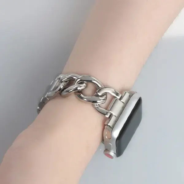Luxury Stainless Steel Apple Watch Band 38-44mm - Image 5