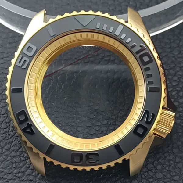 41.5mm Sapphire Crystal Watch Case for NH 35/36 Black Matte Finish - Image 45