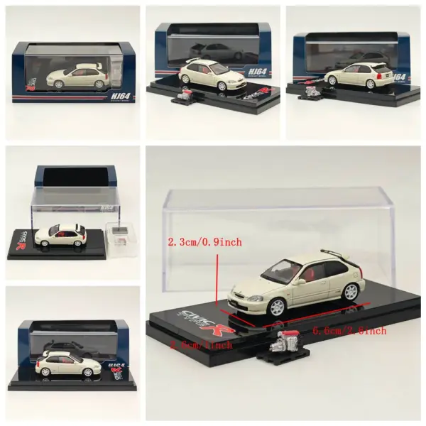 1/64 CIVIC TYPE R EK9 Custom Diecast Model - Image 11
