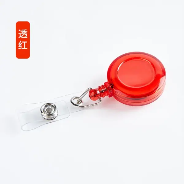 10pcs Retractable Badge Reel with Nylon Cord - Image 15