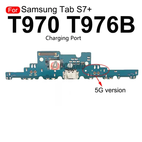 Samsung Galaxy Tab S7+ T970 T976 USB Charging Port Flex Cable - Image 3