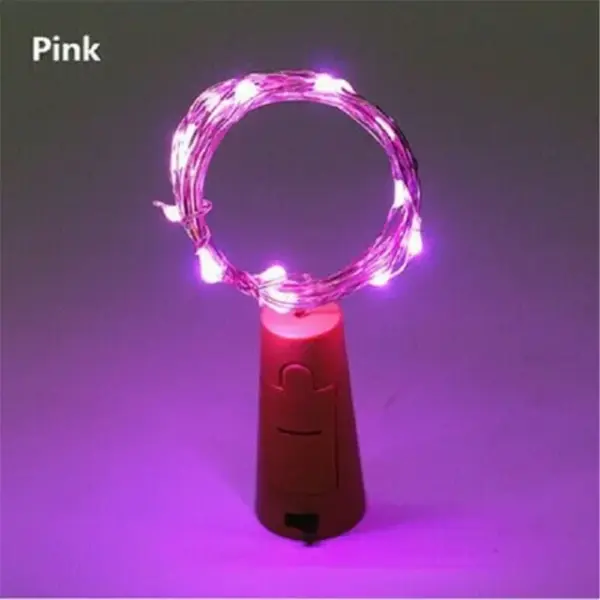 LED Wine Bottle Cork String Lights 2M Christmas Decor - Image 9