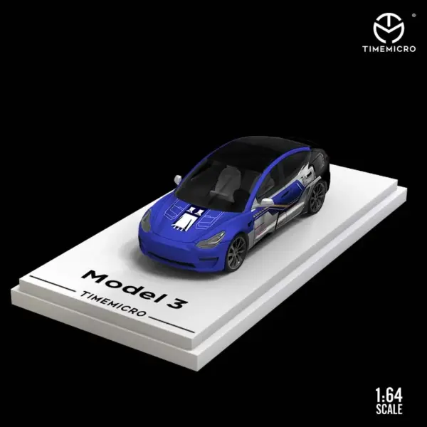 Tesla Model 3 1/64 Diecast Collectible Model - Image 9