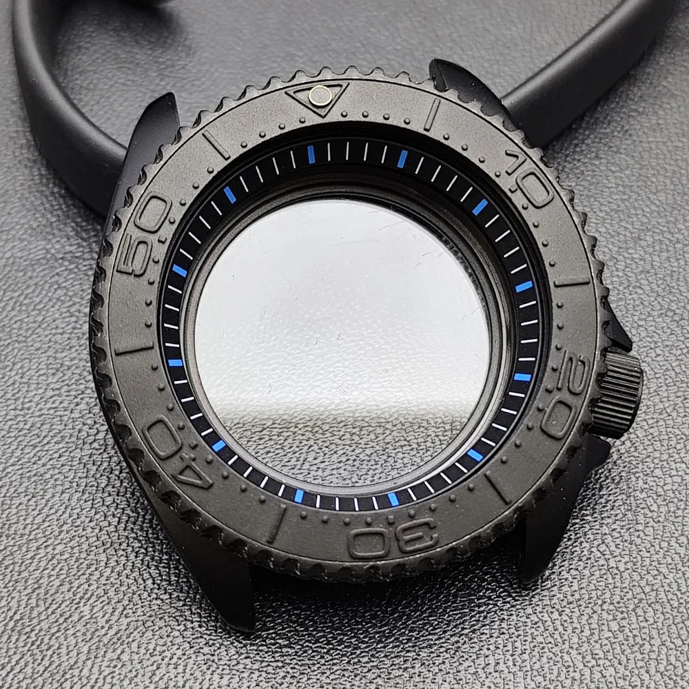 42mm Black Matte Watch Case for NH35 Movement 104 42mm Black Matte Watch Case for NH35 Movement - Image 104