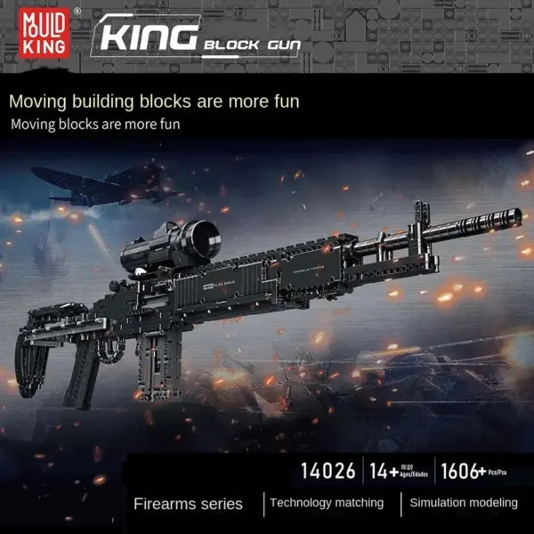 MK14 Combat Rifle Block Set for Adults - Image 2