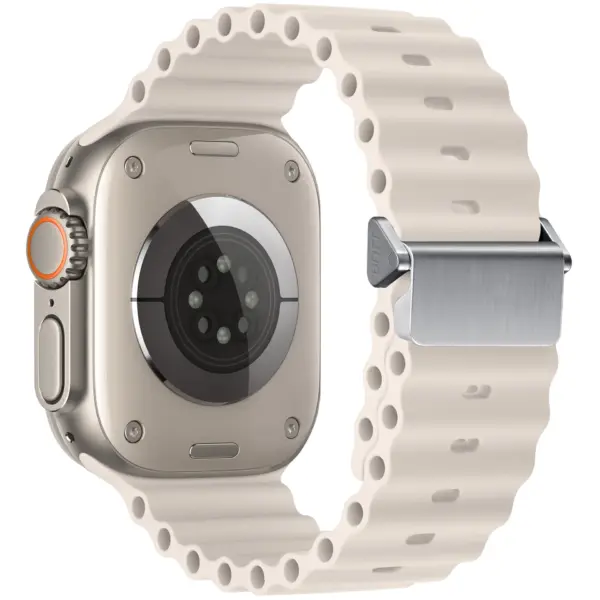 Silicone Ocean Strap for Apple Watch Ultra Series - Image 7