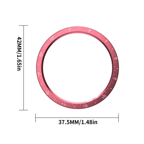 Metal Ring Case for Samsung Galaxy Watch6 Classic - Image 4