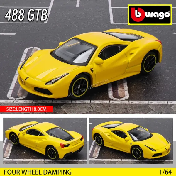 Ferrari 1:64 Diecast Model Car Toy for Collectors - Image 4