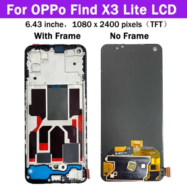 6.43 inches AMOLED LCD Screen for Oppo Find X3 Lite - Image 3