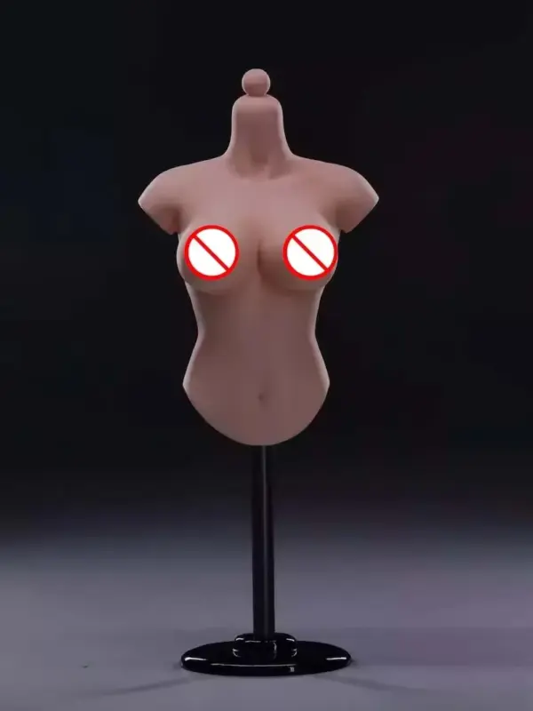 1/6 Scale Female Soldier Bust Display Stand - Image 8