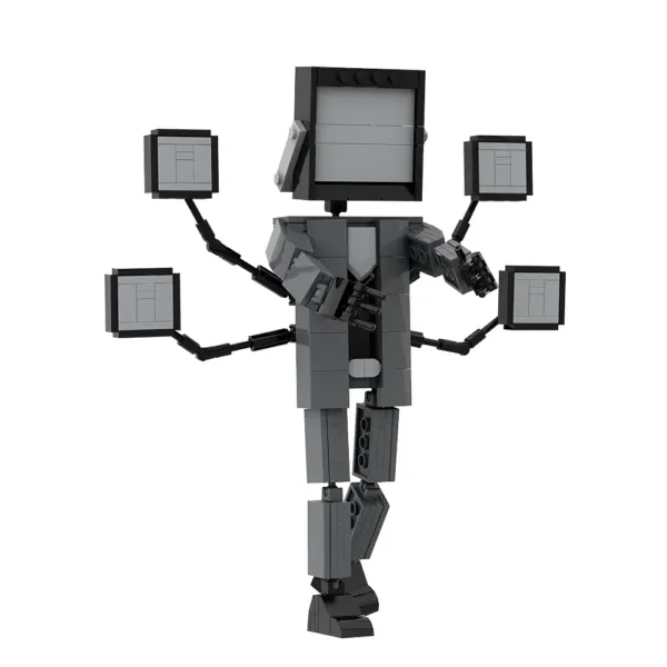 Gobricks Skibidi Toilet Man Building Block Set - Image 29