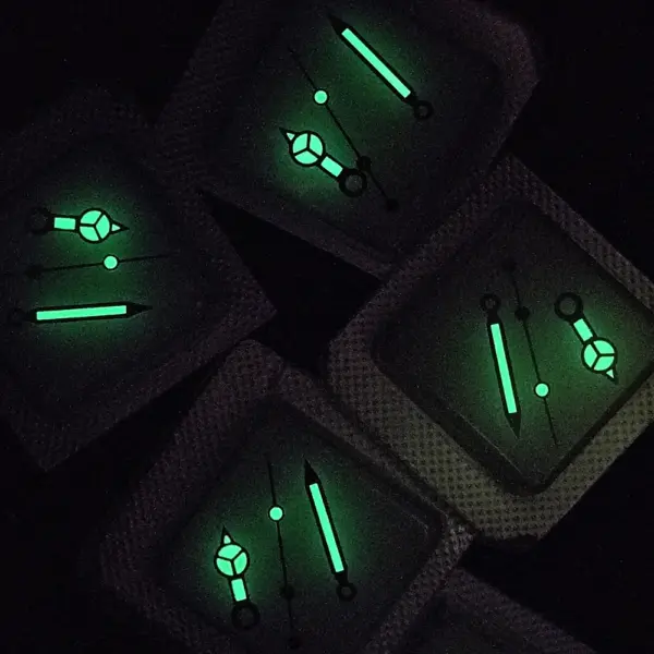 NH36 Watch Hands with Super Luminous Green Tips - Image 5