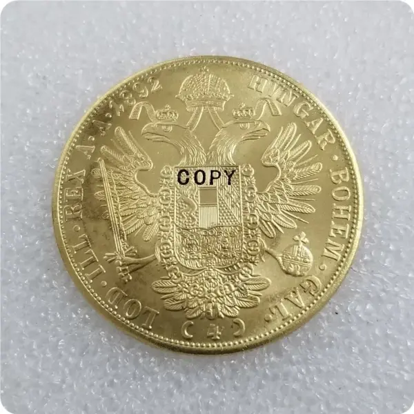 Austria 4 Ducat Gold Replica Coins 1873-1915 - Image 15