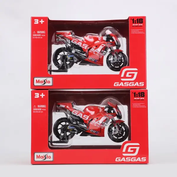 Maisto 1:18 GASGAS Factory Racing Motorbike Model - Image 6