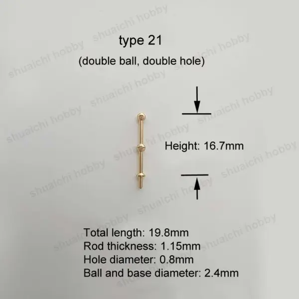 5PCS Brass Railing Guardrail for Scale Ship Models - Image 5