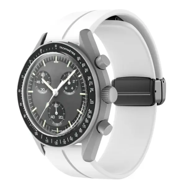 Silicone Strap for Omega MoonSwatch Planet Watch - Image 12