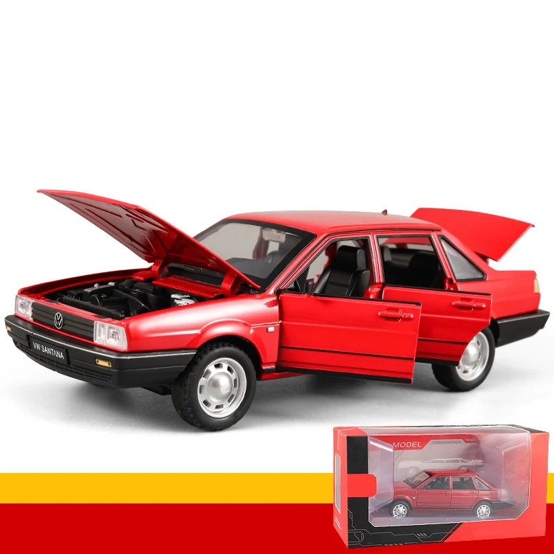 Volkswagen Santana 1:24 Diecast Model Car with Sound and Light 9 Volkswagen Santana 1:24 Diecast Model Car with Sound and Light - Image 9