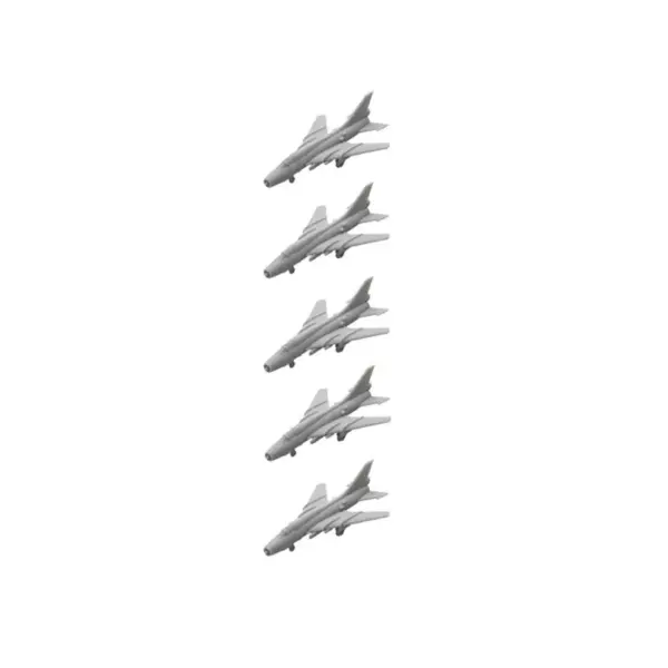 5-Pack Su-17 Fighter Jet Model Kits for DIY Enthusiasts - Image 8