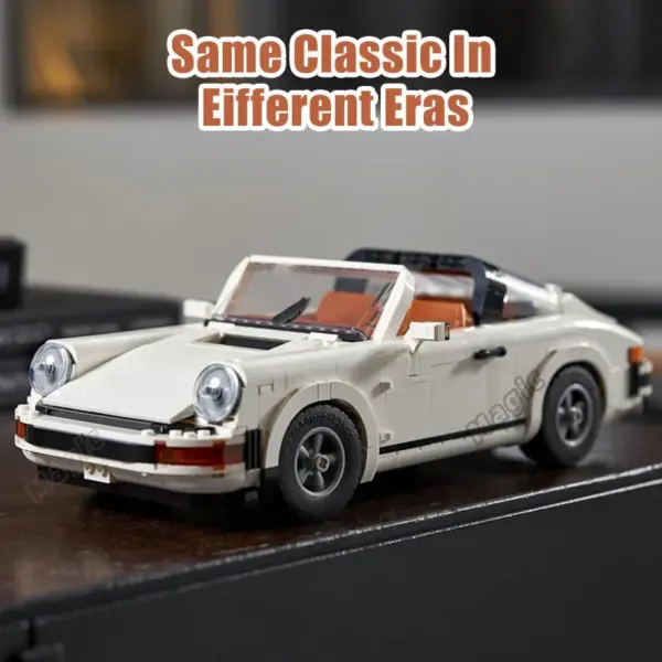 Retro Car Building Blocks Set 2in1 1458PCS Kit - Image 2