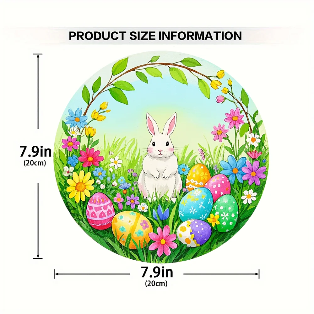 Farmhouse Wooden Easter Bunny Wreath 25 Farmhouse Wooden Easter Bunny Wreath - Image 25