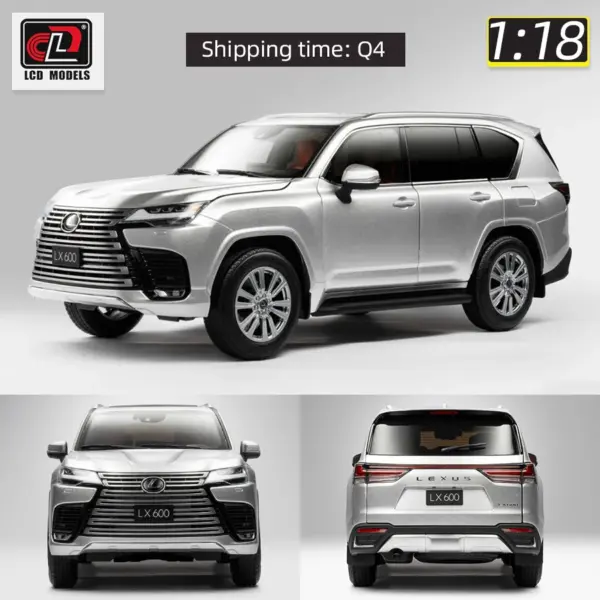 1:18 LX600 Alloy SUV Car Model Collection - Image 7