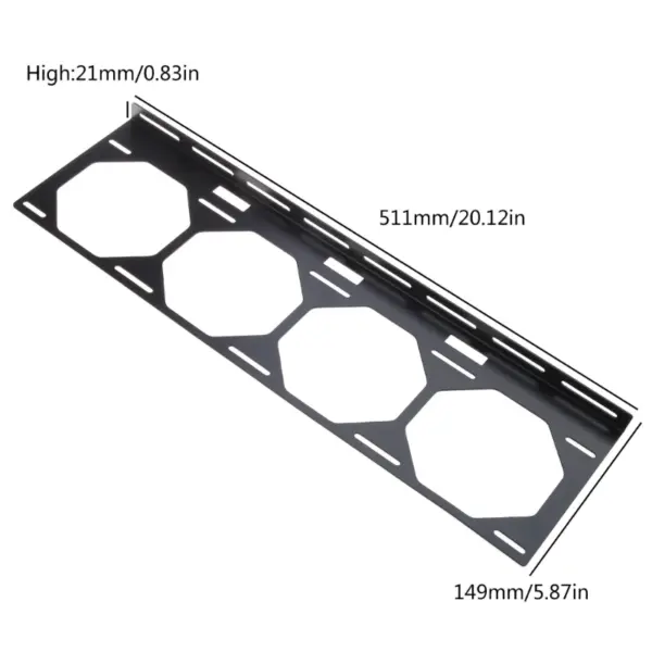 12/14cm Aluminum Fan Radiator Mounting Bracket - Image 7