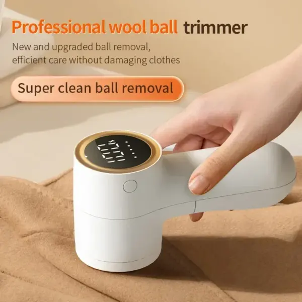 Electric Lint Remover with Digital Display for Woolens - Image 2
