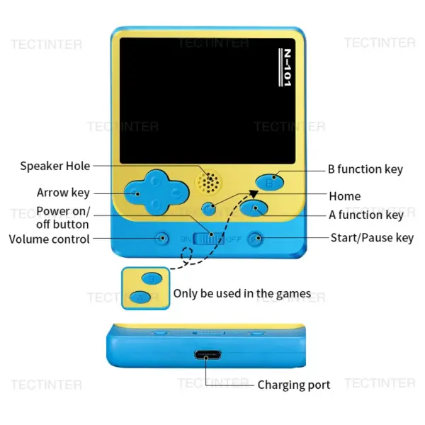 Retro Handheld Game Console 2.5 Inch Screen - Image 6