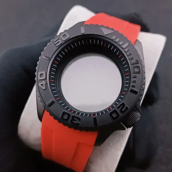 42mm NH35 Stainless Steel Watch Case with Sapphire Glass - Image 7