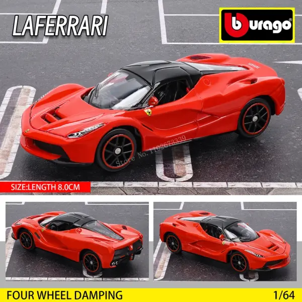 Ferrari 1:64 Diecast Model Car Toy for Collectors - Image 11